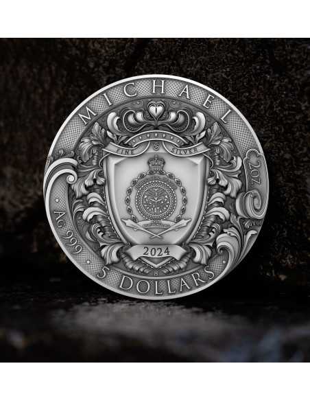 MICHAEL 2 Oz Silbermünze 5$ Niue 2024 - Coins & More - Niue