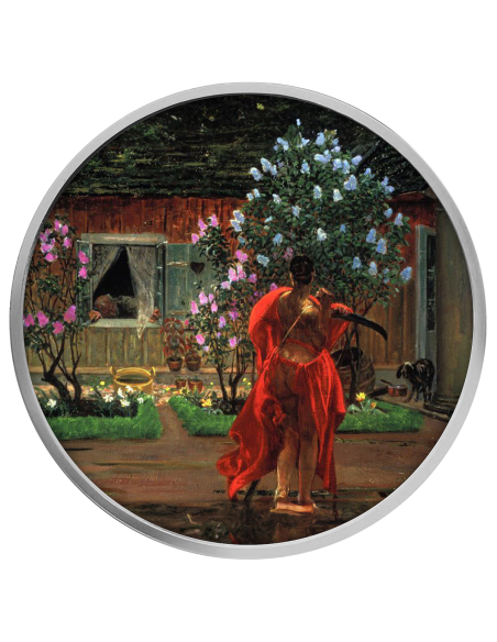 THANATOS 170° Anniversario della nascita di Jacek Malczewski Moneta d'argento da 500 Franchi CFA Camerun 2024 - Coins & More ...