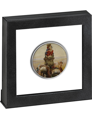 ADORATION OF THE MADONNA 170th Anniversary of Jacek Malczewski's Birth Silver Coin 500 Francs CFA Cameroon 2024 - Coins & Mor...