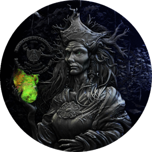 MORGAN THE FAIRY Moneta d'argento da 2 once serie magica 2000 franchi Camerun 2025 - Coins & More - Camerun 2