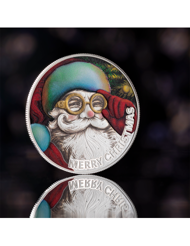 SANTA CLAUS Silver Coin 500 Francs CFA Cameroon 2025 - Coins & More - Cameroon