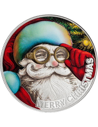 SANTA CLAUS Silver Coin 500 Francs CFA Cameroon 2025 - Coins & More - Cameroon