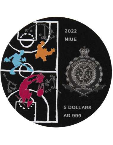 SPACE JAM Moneta d'argento da 2 Oz e 5$ Dollari Niue 2022 - Coins & More - Niue