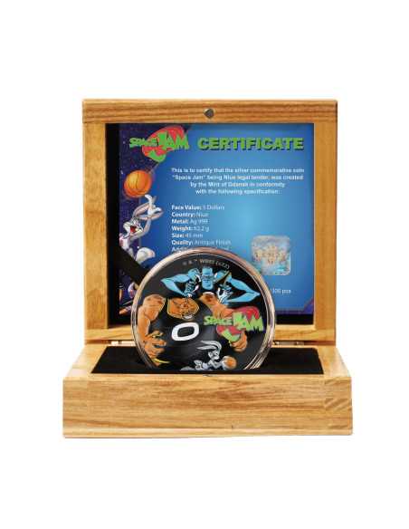 SPACE JAM 2 Oz Silver Coin 5$ Dollars Niue 2022 - Coins & More - Niue