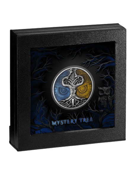 MYSTERY TREE Moneta d'argento da 2 Oz 2$ Niue 2024 - Coins & More - Niue