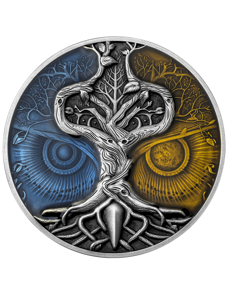 MYSTERY TREE Moneta d'argento da 2 Oz 2$ Niue 2024 - Coins & More - Niue