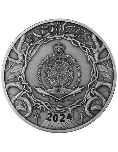 MYSTERY TREE Moneta d'argento da 2 Oz 2$ Niue 2024 - Coins & More - Niue