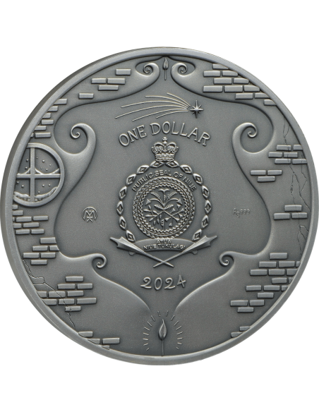 LITTLE MATCH GIRL Fairy Tales 1 Oz Silbermünze 1$ Niue 2024 - Coins & More - Niue