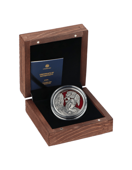 HARPY Creature Mitiche Moneta d'Argento da 2 Oz 5$ Niue 2024 - Coins & More - Niue