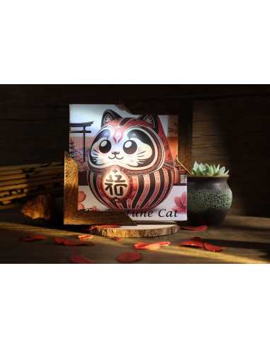 THE FORTUNE CAT Moneta d'argento da 1 Oz 1000 Franchi Camerun 2025 - Coins & More - Camerun