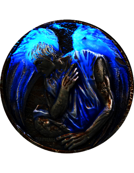 SAN RAFFAELE Arcangelo 2 Oz Moneta d'Argento Antica 2000 Franchi Camerun 2025 - Coins & More - Camerun