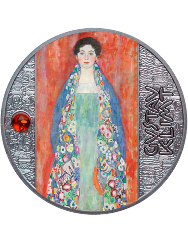 PORTRAIT VON FRÄULEIN LIESER Gustav Klimt Silbermünze 500 Francs Kamerun 2024 - Coins & More - Kamerun