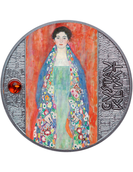 RITRATTO DI FRÄULEIN LIESER Gustav Klimt Moneta d'argento da 500 franchi Camerun 2024 - Coins & More - Camerun