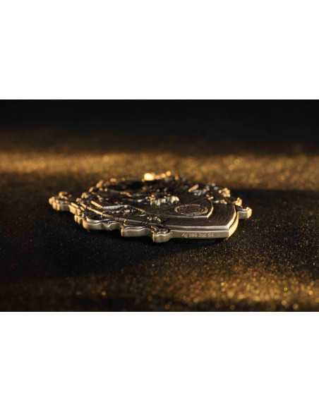 DRAGO ETERNO ANGELO GUARDIANO DEI REALI SACRI CELESTICI Moneta d'argento antica da 2 once 2000 franchi Camerun 2025 - Coins &...