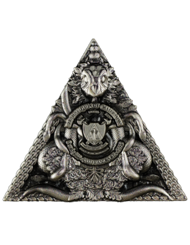 SHIVA Trimurti Guardians of the Universe 3 Oz Silbermünze 3000 Francs CFA Kamerun 2025 - Coins & More - Kamerun