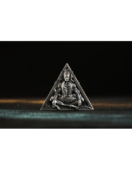 SHIVA Trimurti Guardians of the Universe 3 Oz Silbermünze 3000 Francs CFA Kamerun 2025 - Coins & More - Kamerun