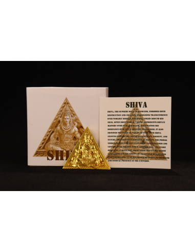 SHIVA Gold vergoldet Trimurti Wächter des Universums 3 Oz Silbermünze 3000 Francs CFA Kamerun 2025 - Coins & More - Kamerun