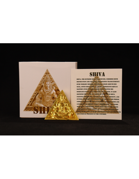 SHIVA Moneta d'argento d'oro dorata Trimurti Guardiani dell'Universo da 3 Oz 3000 Franchi CFA Camerun 2025 - Coins & More - C...