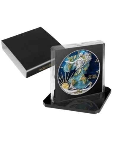 MONDO LIBERTY 1 Oz Moneta d'Argento 1$ USA 2024 - Coins & More - Usa