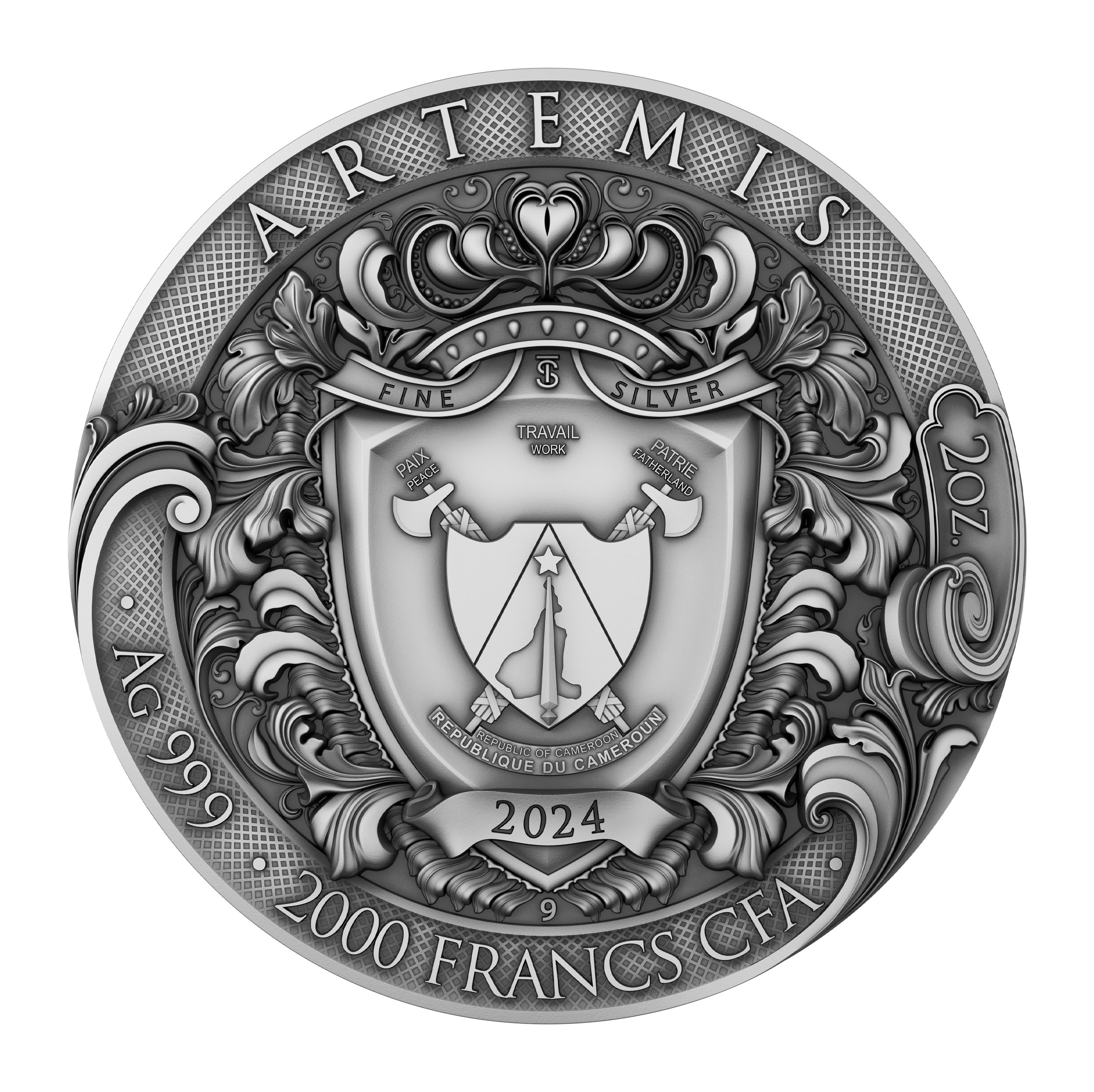 M*m様 Falcon of the Plantagenets 2oz 銀貨 2 2019 2 oz British