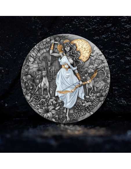 ARTEMIS 2 Oz Silbermünze 2000 Francs Kamerun 2024 - Coins & More - Kamerun