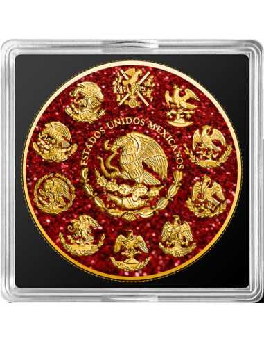 RUBY Edelsteine Libertad 1 Oz Silbermünze Mexiko 2023 - Coins & More - Mexiko