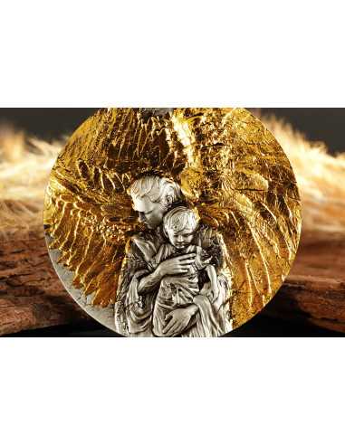 SAN SARIEL Arcangelo 2 Oz Moneta d'Argento Antica 2000 Franchi Camerun 2025 - Coins & More - Camerun