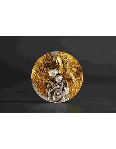 SAN SARIEL Arcangelo 2 Oz Moneta d'Argento Antica 2000 Franchi Camerun 2025 - Coins & More - Camerun